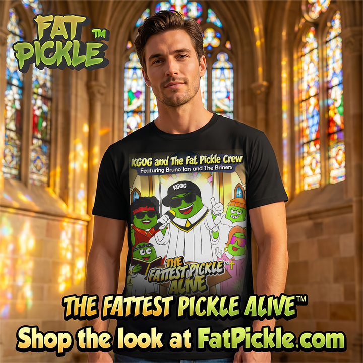Fattest Pickle Alive Album T-Shirt