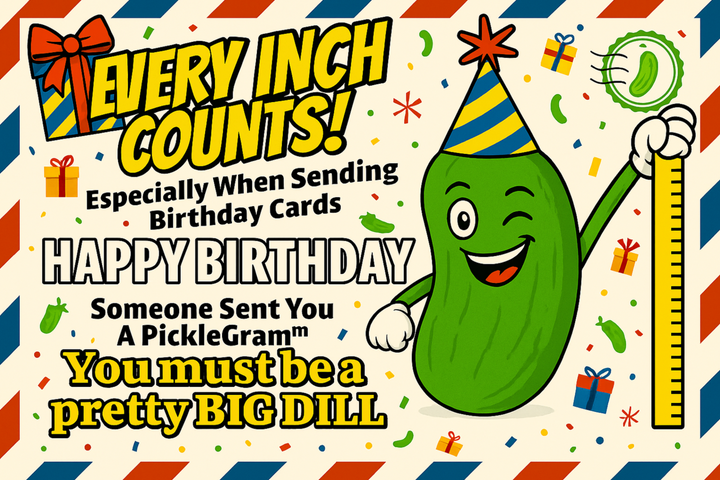 Singing PickleGram™ Greeting Card