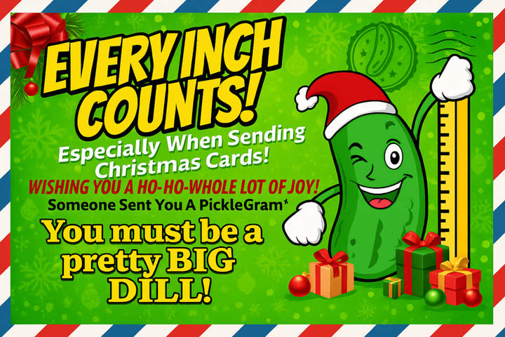 Singing PickleGram™ Greeting Card