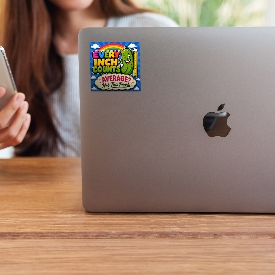 Every Inch Counts: Not This Pickle sticker