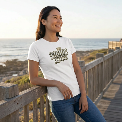 Brine Life White Logo T-Shirt